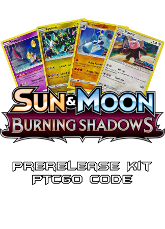Burning Shadows Prerelease Kit - 1 of 4 promos - PTCGL Code - Card Cavern
