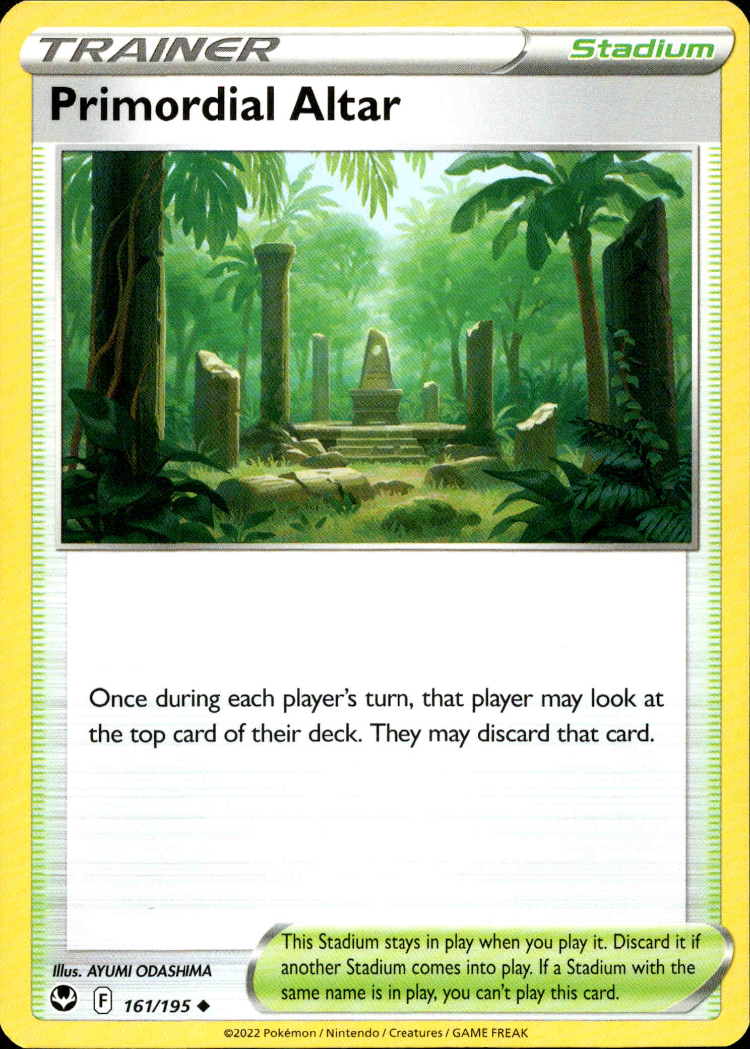 Primordial Altar - 161/195 - Silver Tempest - Card Cavern