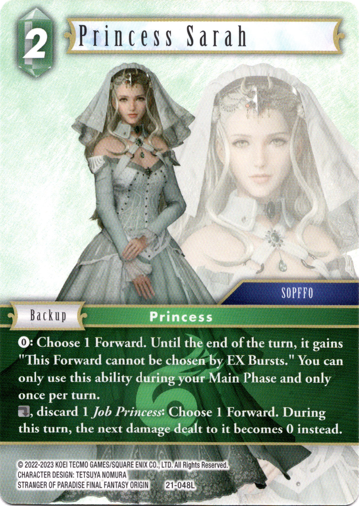 Princess Sarah - 21-048L - Beyond Destiny - Card Cavern