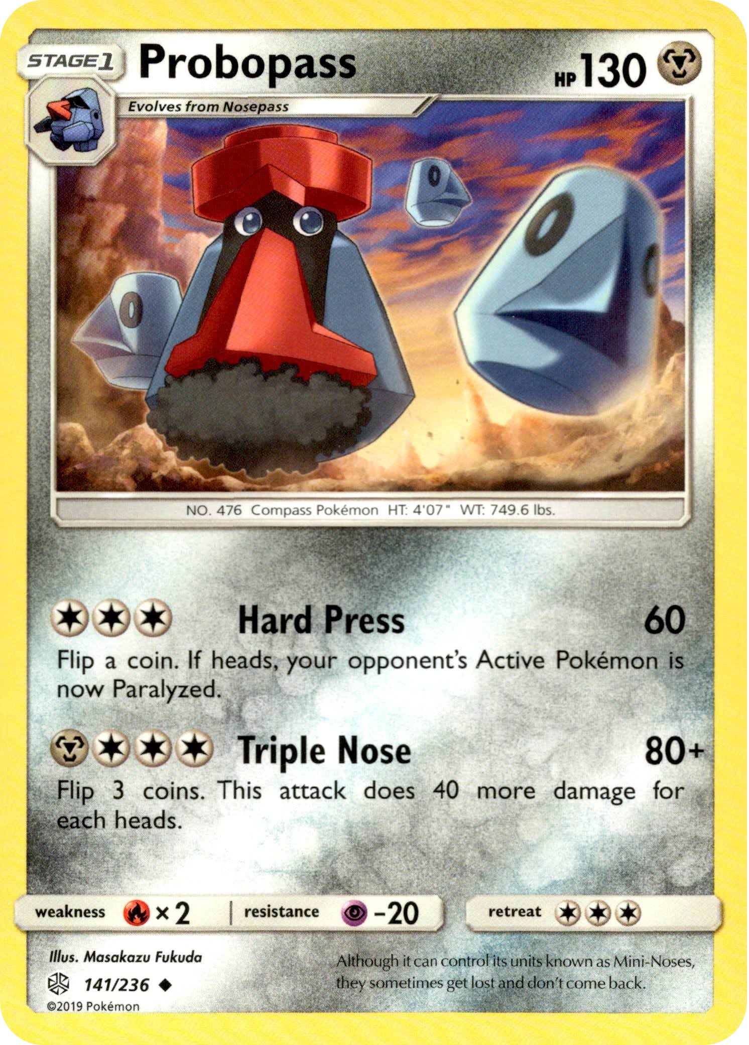 Probopass - 141/236 - Cosmic Eclipse - Card Cavern