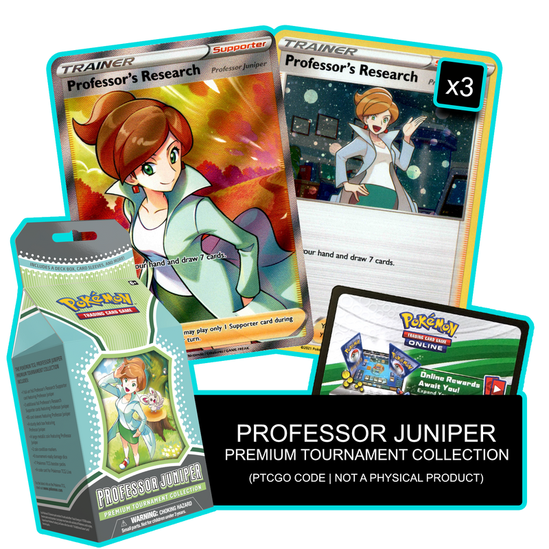 Professor Juniper Premium Tournament Collection - Promos - PTCGO Code - Card Cavern