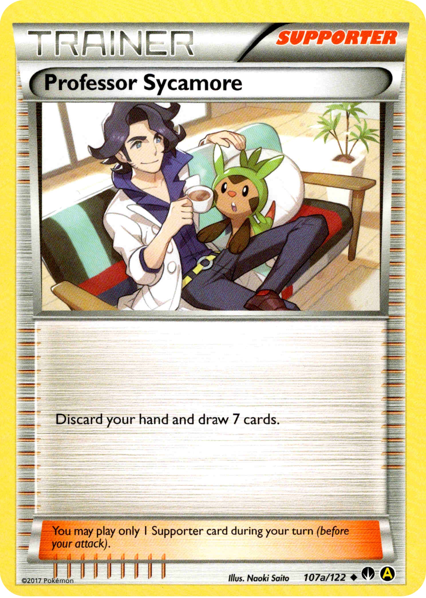 Professor Sycamore 107a/122 - Alternate Art Promo - Card Cavern