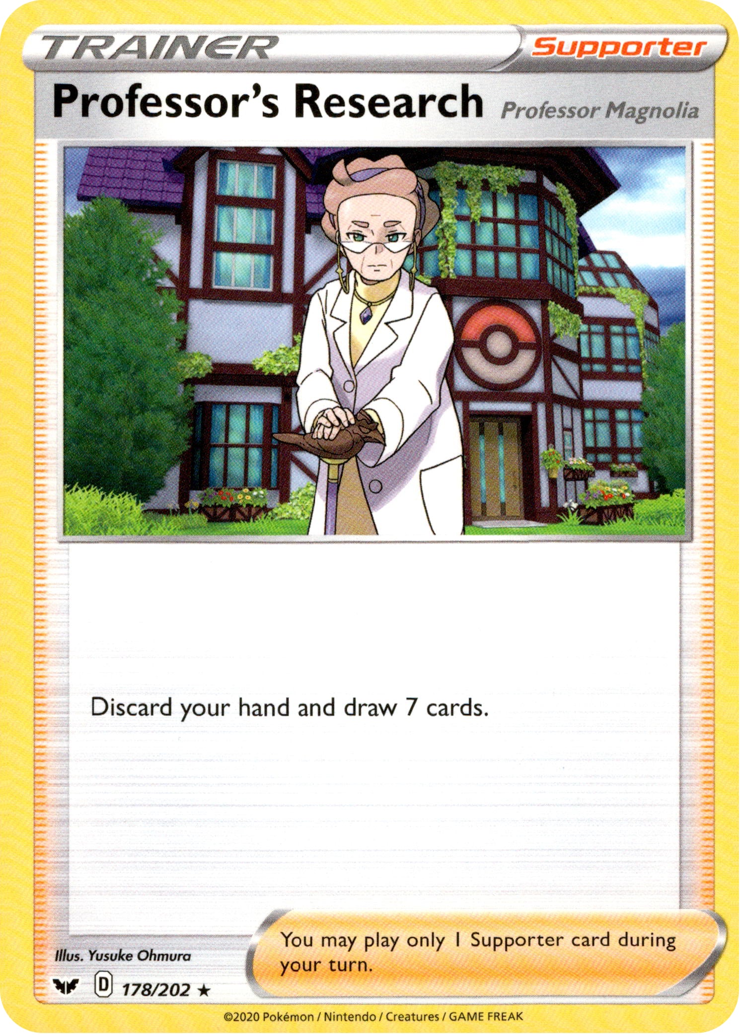 Professor's Research - 178/202 - Sword & Shield - Non-holo - Card Cavern