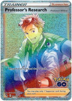 Professor's Research Hyper Rare - 084/078 - Pokemon Go - Holo - Card Cavern