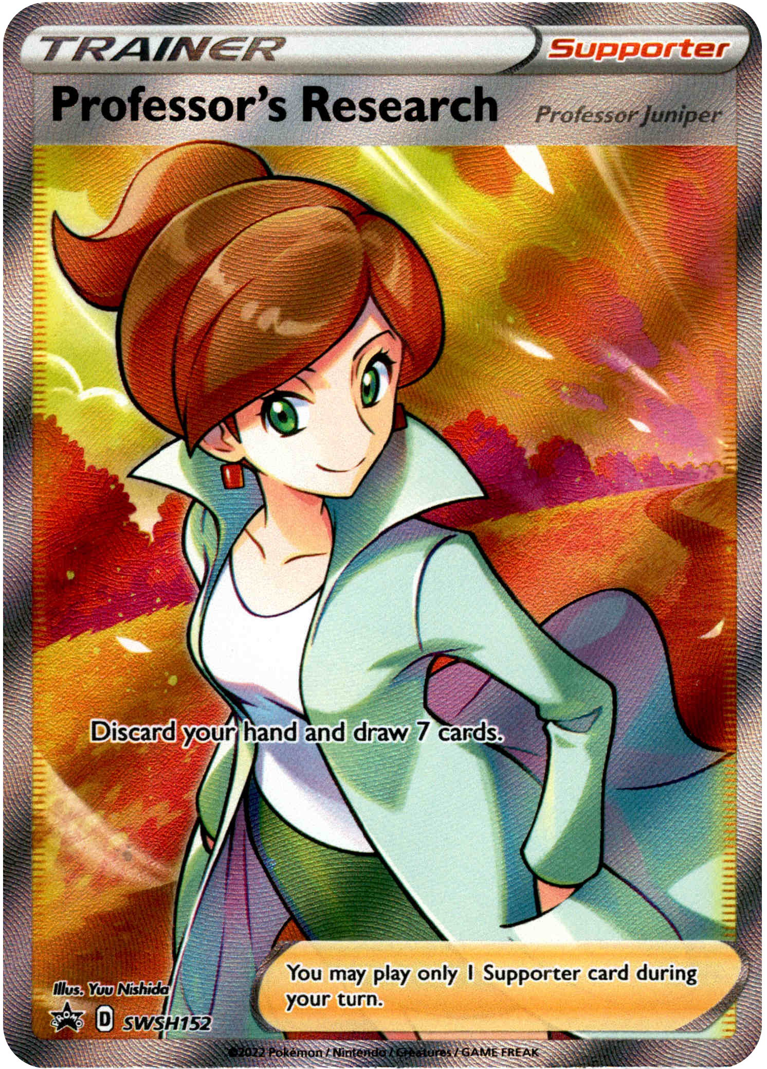 Professor's Research Full Art - SWSH152 - Sword & Shield Promo - Card Cavern