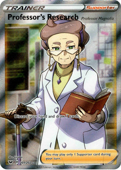 Professor's Research Full Art - 201/202 - Sword & Shield - Holo - Card Cavern