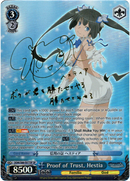 Proof of Trust, Hestia - DDM/S88-E077SP SP - Is it Wrong to Try to Pick Up Girls in a Dungeon? - Card Cavern