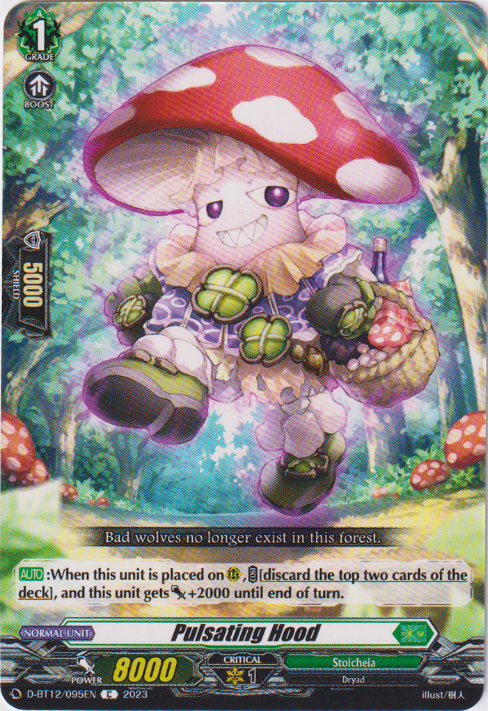 Pulsating Hood - D-BT12/095EN - Evenfall Onslaught - Card Cavern