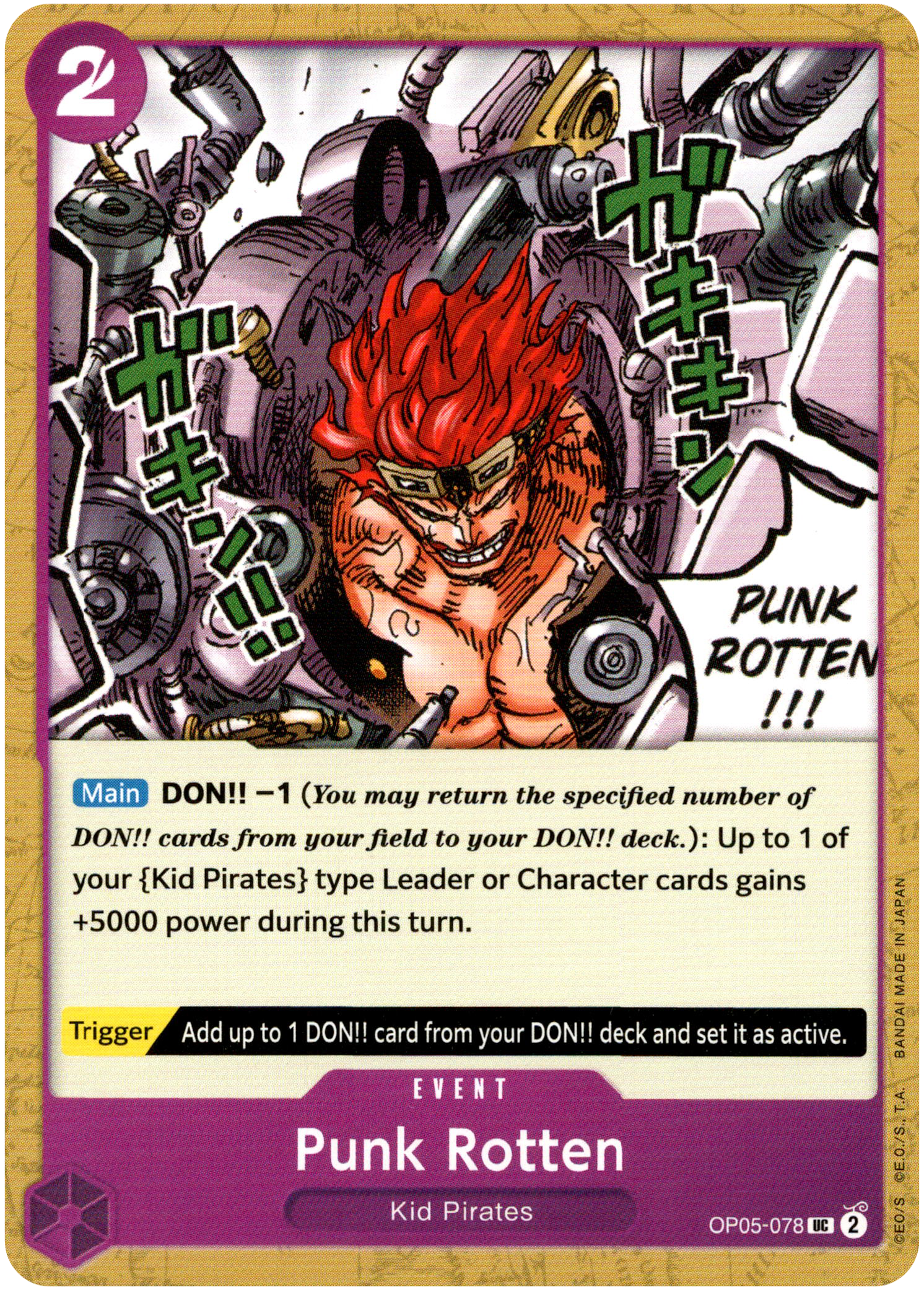 Punk Rotten - OP05-078 - Awakening of the New Era - Card Cavern
