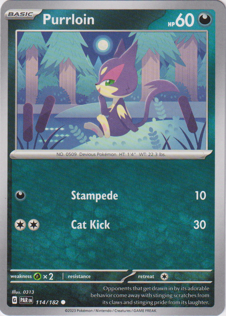 Purrloin - 114/182 - Paradox Rift - Card Cavern