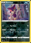 Purrloin - 106/189 - Darkness Ablaze - Reverse Holo - Card Cavern