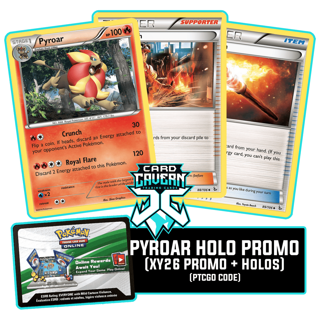 Pyroar Box - Promos - PTCGO Code – Card Cavern Trading Cards, LLC