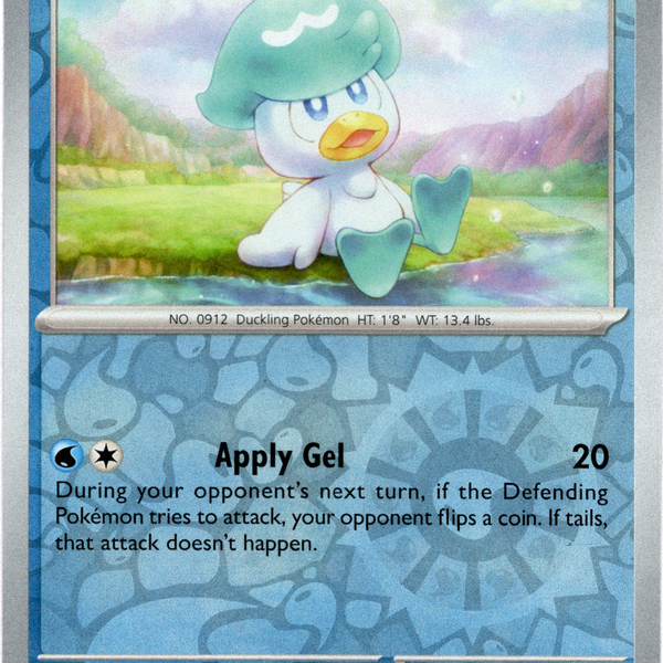 Quaxly - 049/193 - Paldea Evolved - Reverse Holo Card Cavern Trading Cards, LLC Quaxly - 049/193 - Paldea Evolved - Reverse Holo Card Cavern Trading Cards, LLC