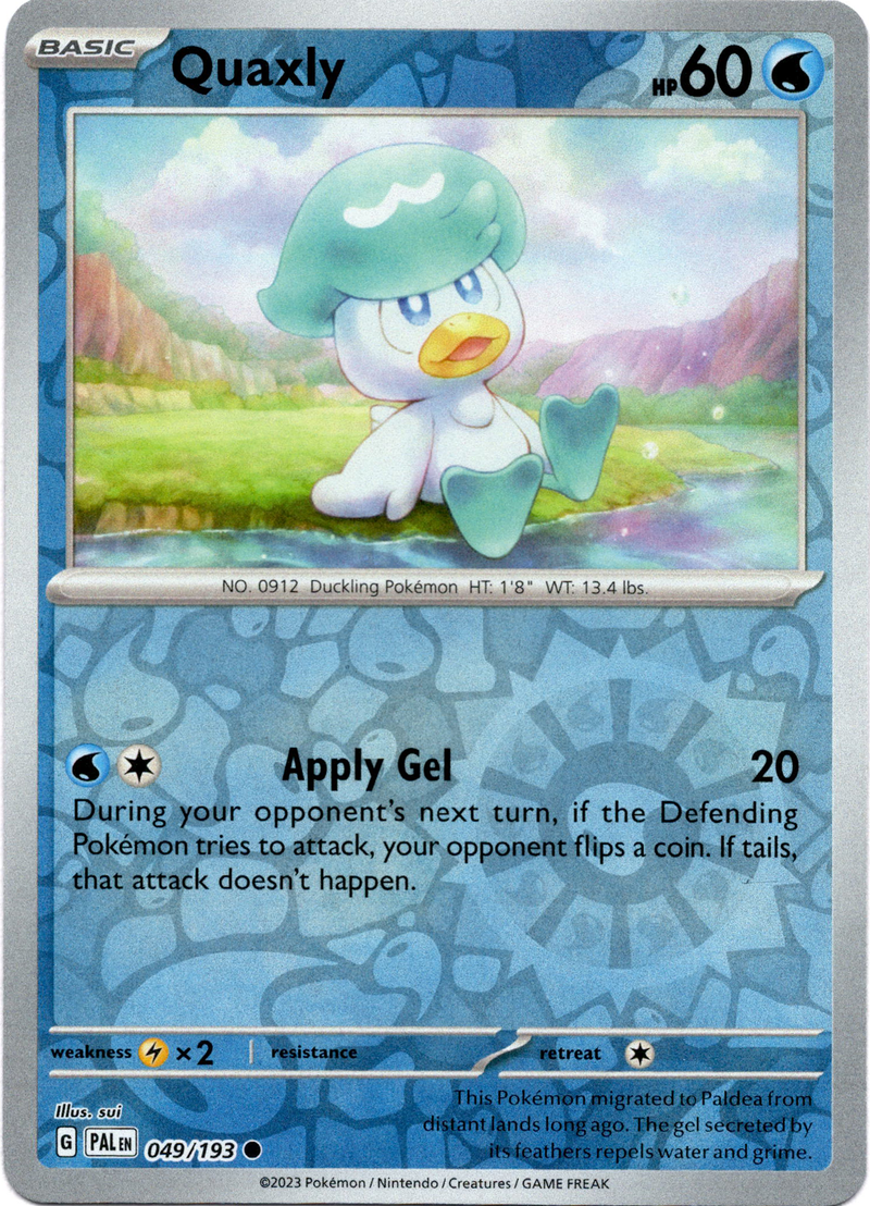Quaxly - 049/193 - Paldea Evolved