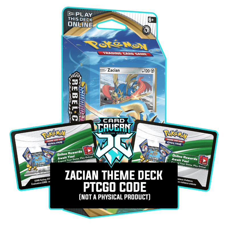Zacian Theme Deck - Rebel Clash - PTCGO Code - Card Cavern
