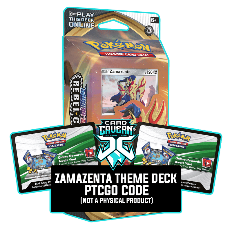 Zamazenta Theme Deck - Rebel Clash - PTCGO Code - Card Cavern
