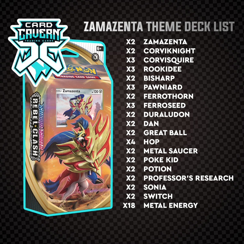 Zamazenta Theme Deck - Rebel Clash - PTCGO Code - Card Cavern