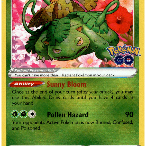 Radiant Venusaur - 004/078 - Pokemon Go