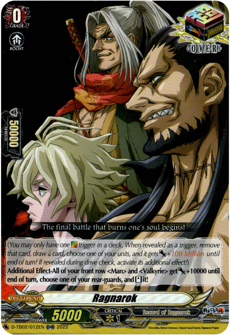 Ragnarok - D-TB02/012EN - Record of Ragnarok - Card Cavern