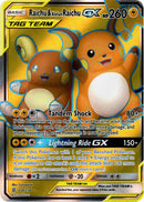 Raichu & Alolan Raichu GX Full Art - 220/236 - Unified Minds - Holo - Card Cavern
