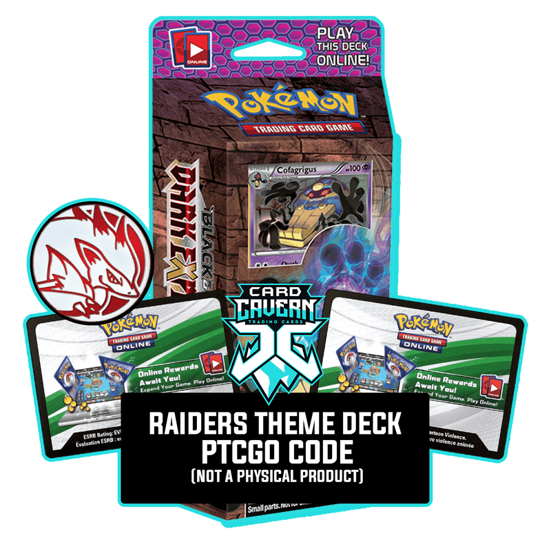 Raiders Theme Deck - Dark Explorers - PTCGO Code - Card Cavern