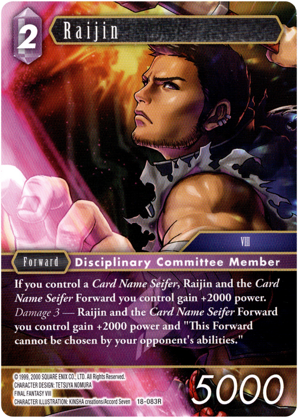 Raijin - 18-083R - Resurgence of Power - Card Cavern