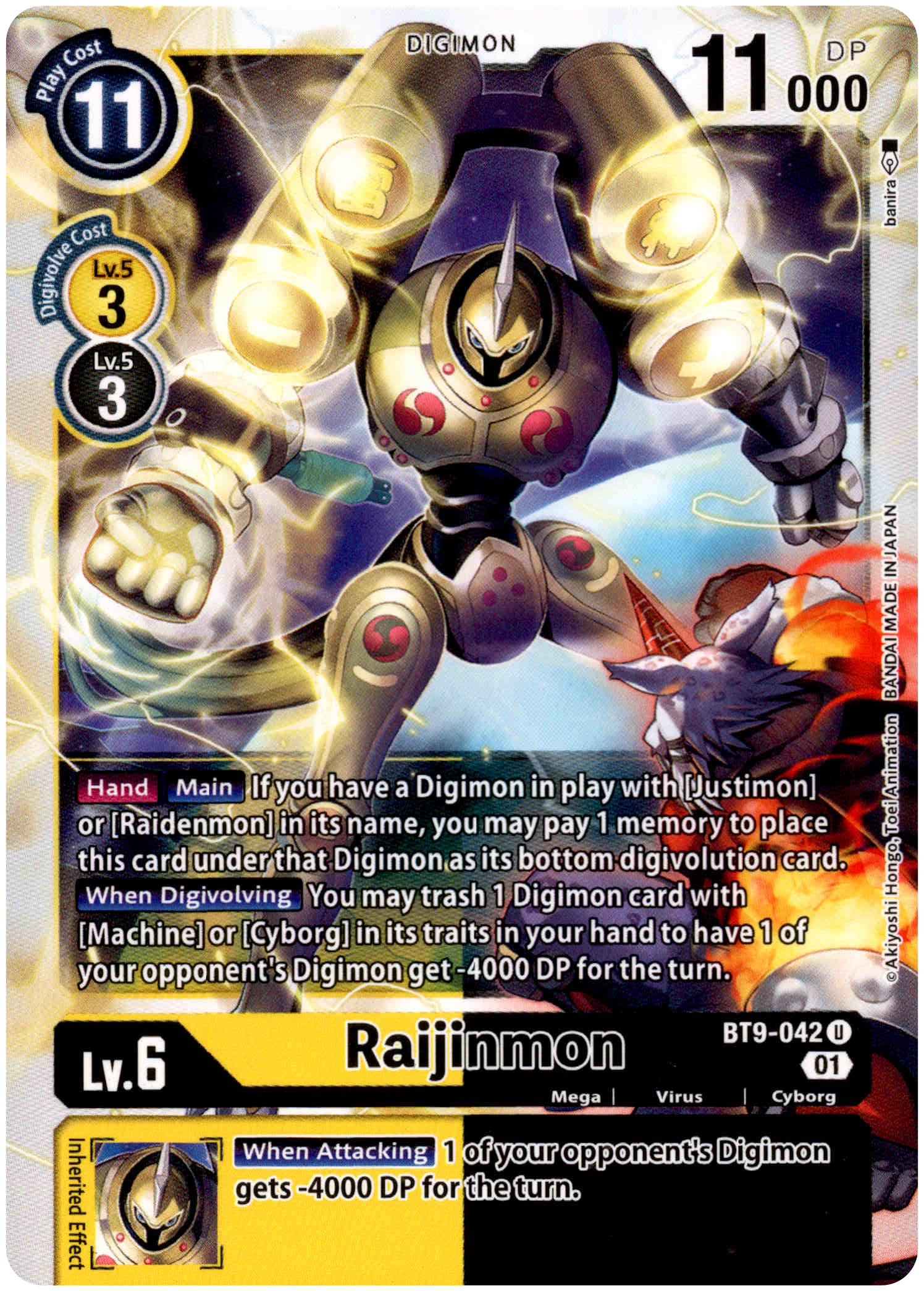 Raijinmon - BT9-042 U - X Record - Card Cavern