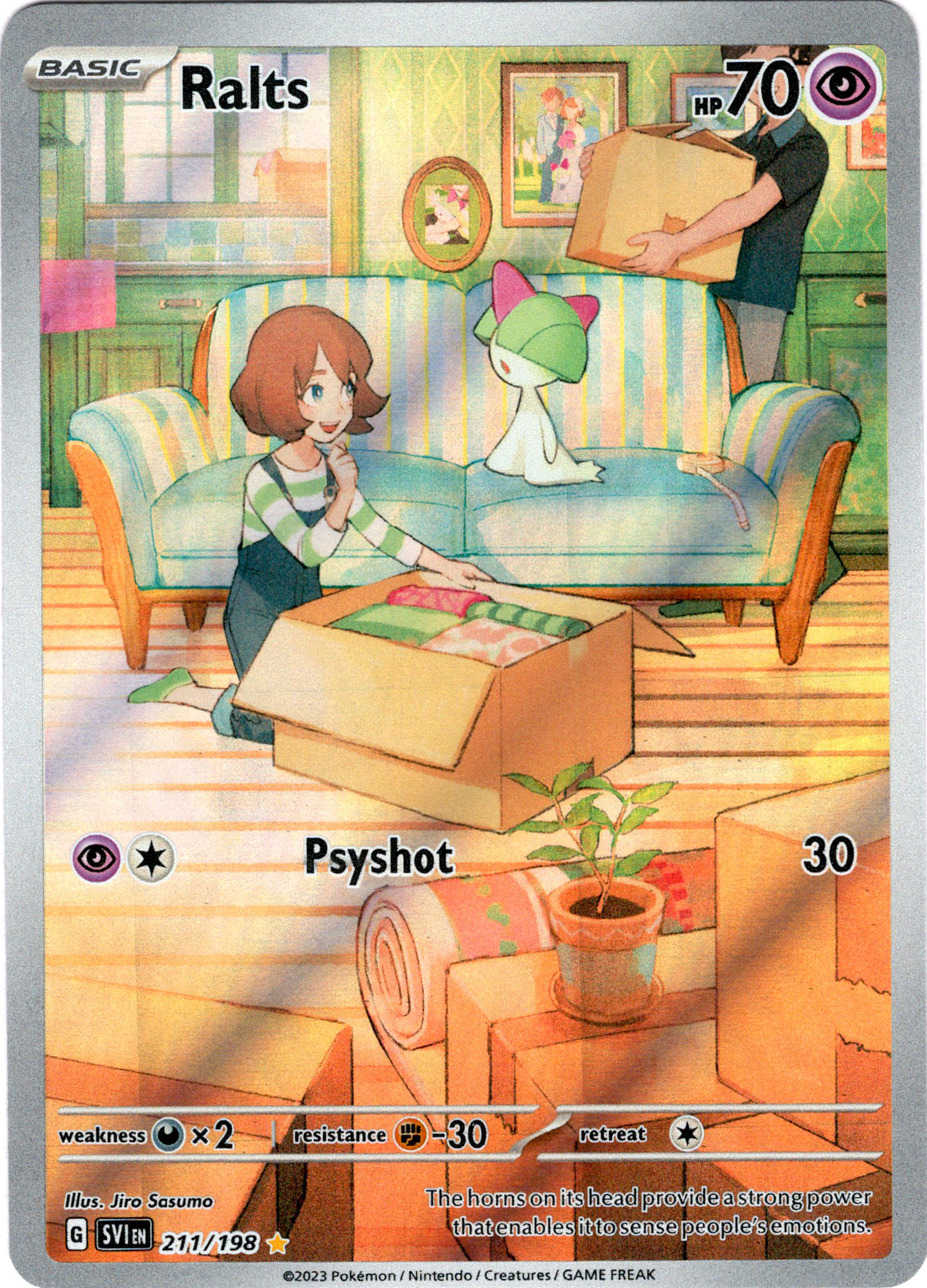 Ralts - 211/198 - Scarlet & Violet - Holo - Card Cavern