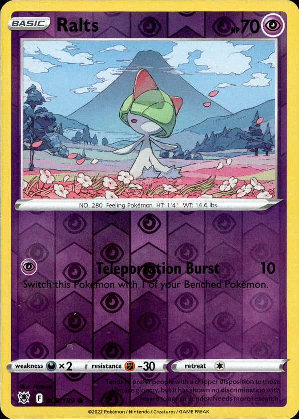 Ralts - 060/189 - Astral Radiance - Reverse Holo - Card Cavern