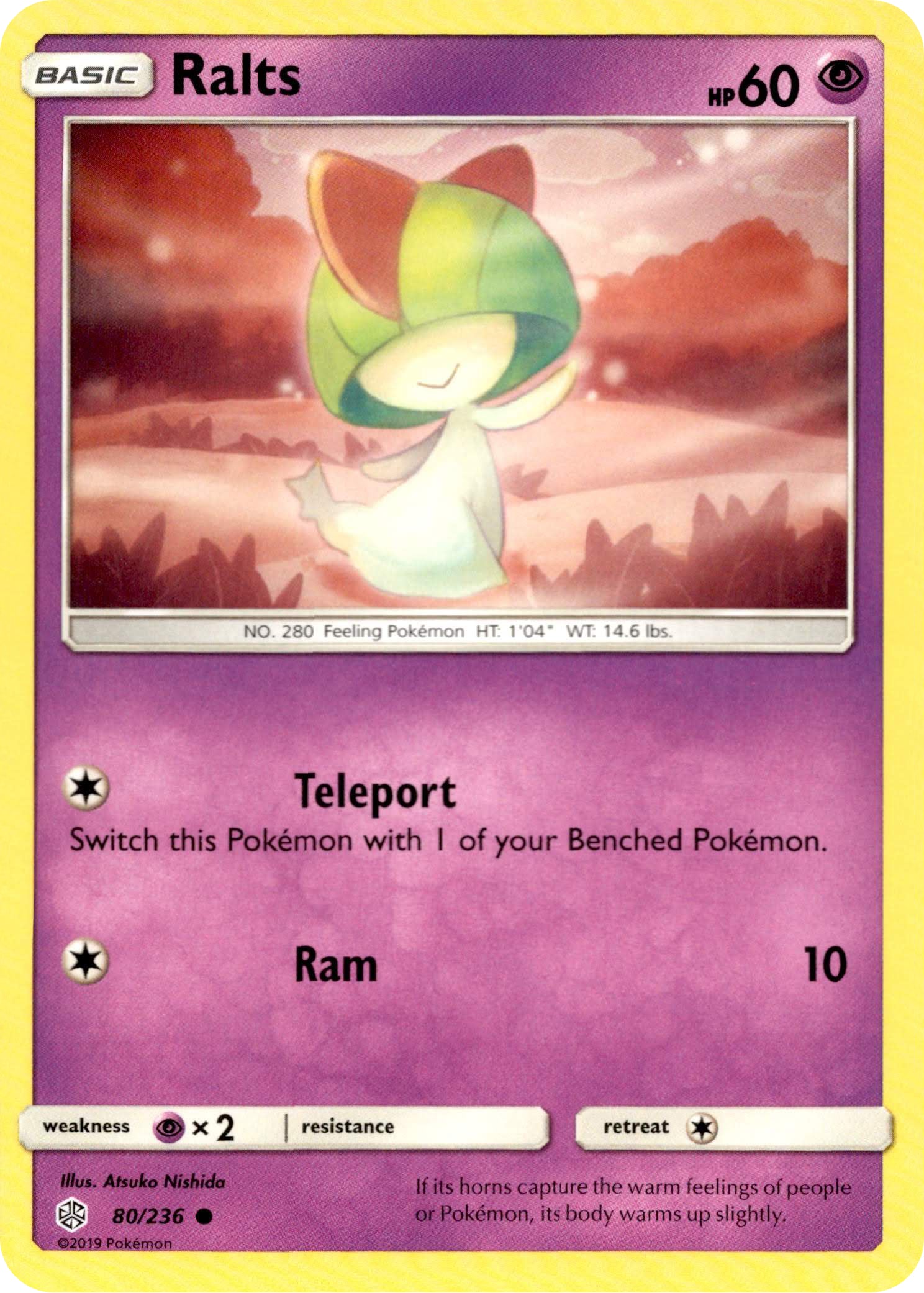 Ralts - 80/236 - Cosmic Eclipse - Card Cavern