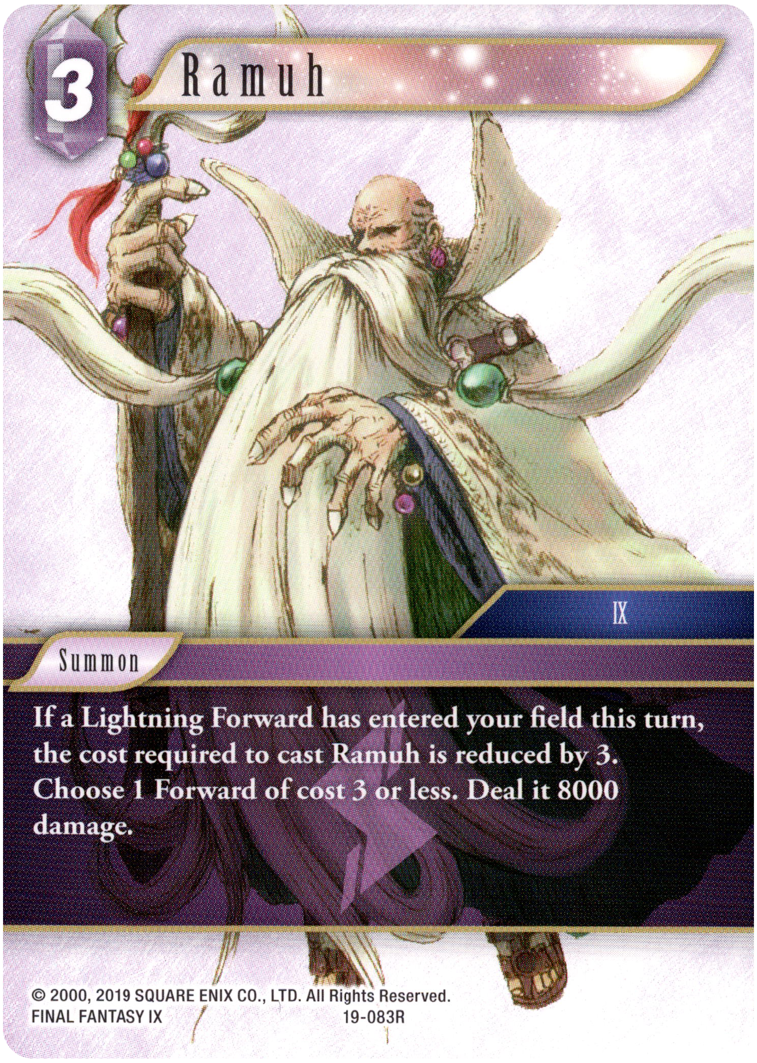 Ramuh - 19-083R - From Nightmares - Card Cavern