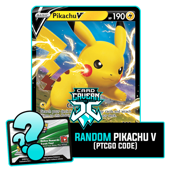 Random Pikachu V PTCGO Code - Card Cavern