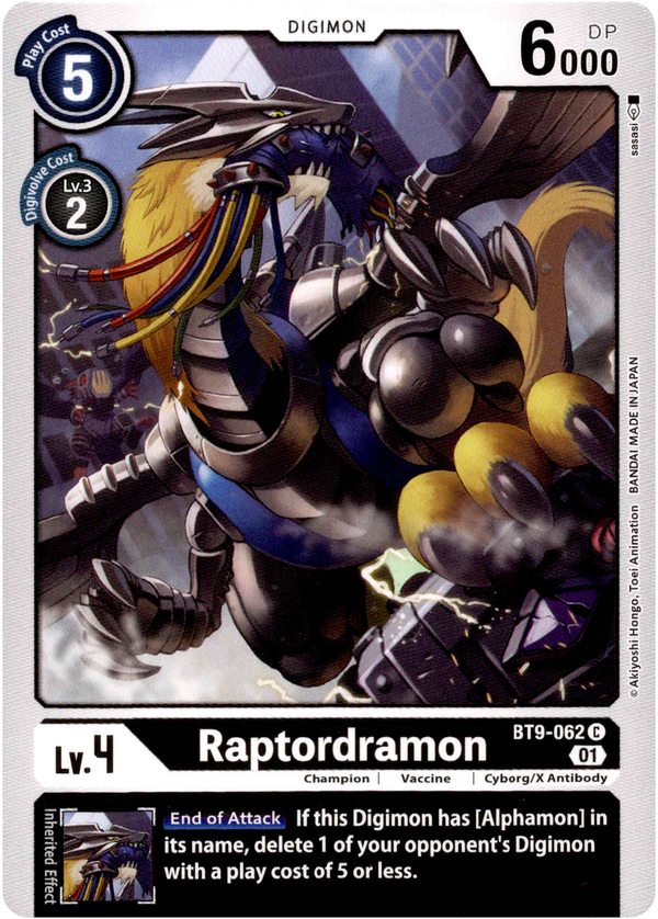 Raptordramon - BT9-062 C - X Record - Card Cavern