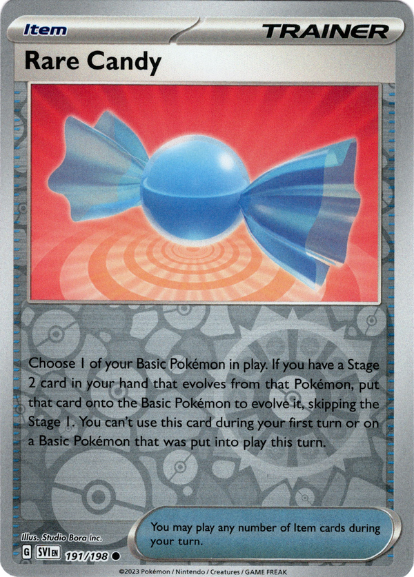 Rare Candy - 191/198 - Scarlet & Violet - Reverse Holo - Card Cavern
