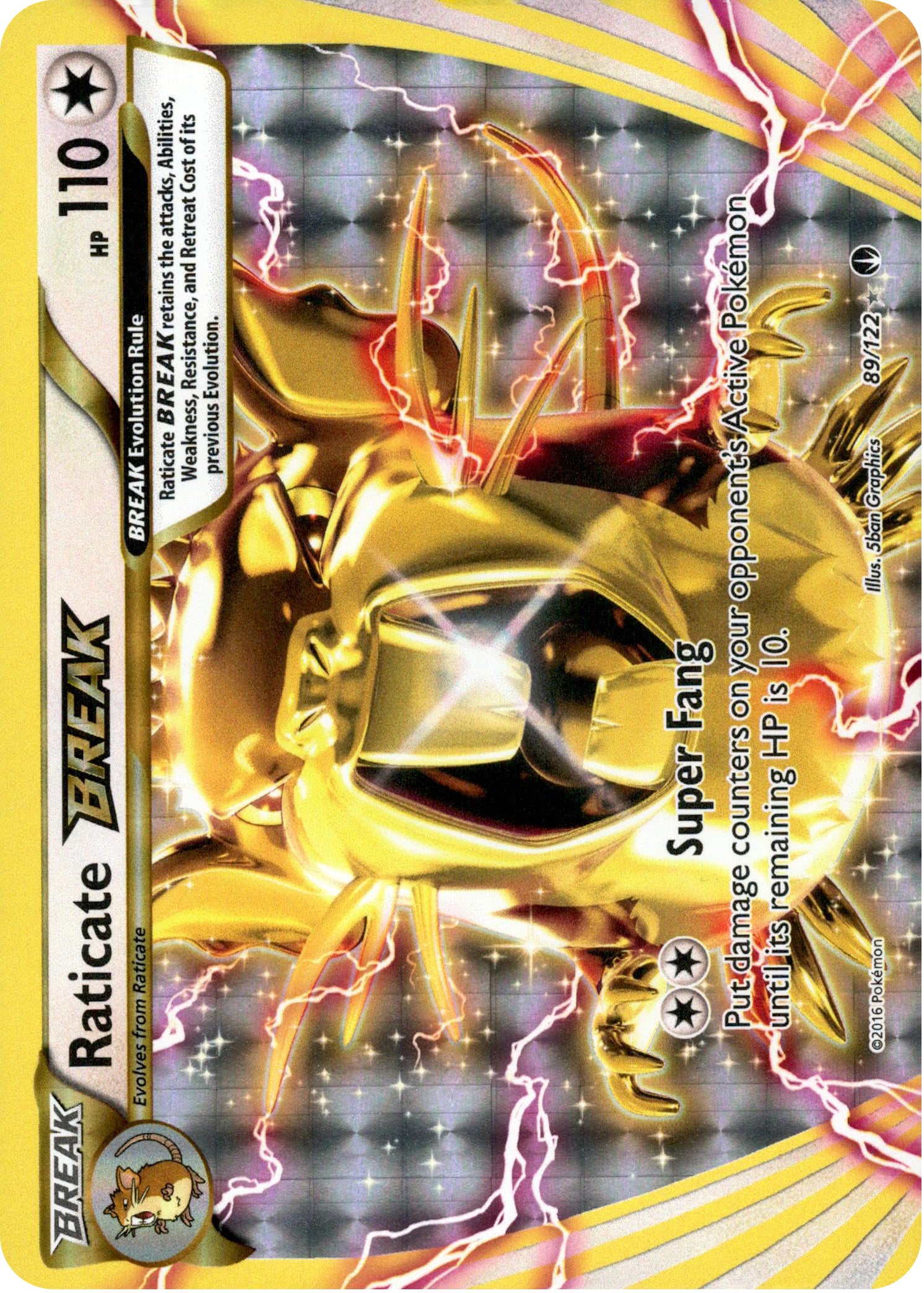 Raticate BREAK - 89/122 - BREAKpoint - Card Cavern