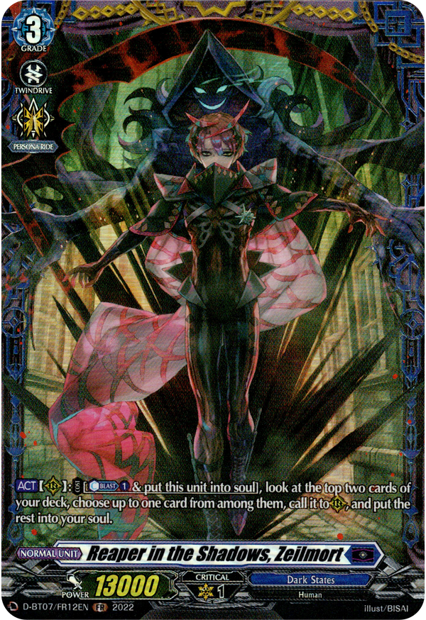 Reaper in the Shadows, Zeilmort - D-BT07/FR12EN - Raging Flames Against Emerald Storm - Card Cavern