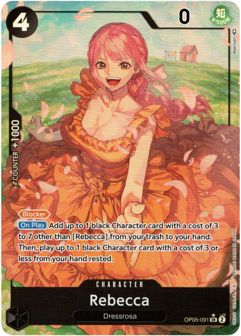 Rebecca Alternate Art - OP05-091 - Awakening of the New Era