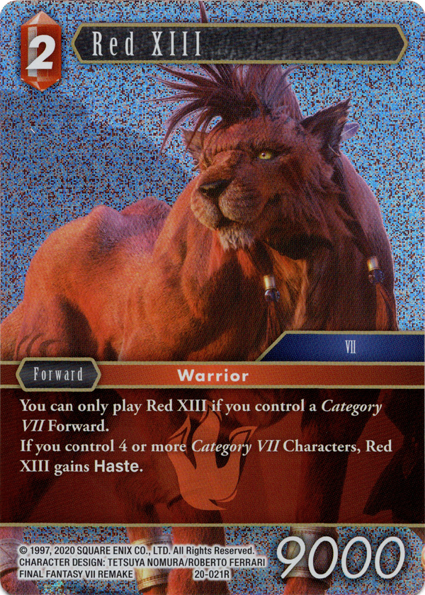 Red XIII - 20-021R - Dawn of Heroes - Foil - Card Cavern