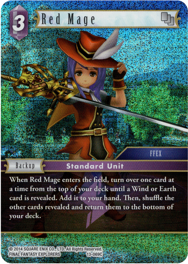 Red Mage - 13-069C - Opus XIII - Foil - Card Cavern