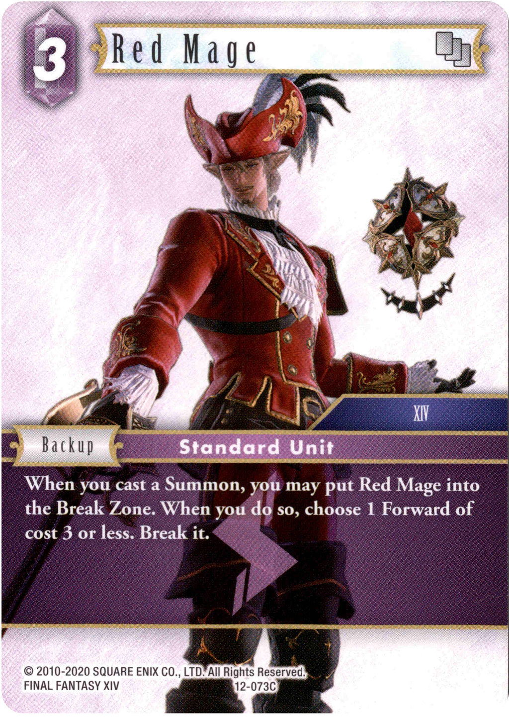 Red Mag Card Red Mage - 12-073C - Opus XII – Card Cavern Trading Cards, LLC