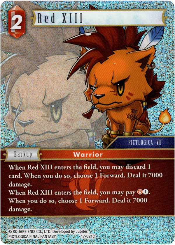 Red XIII - 17-021C - Rebellion's Call - Foil - Card Cavern