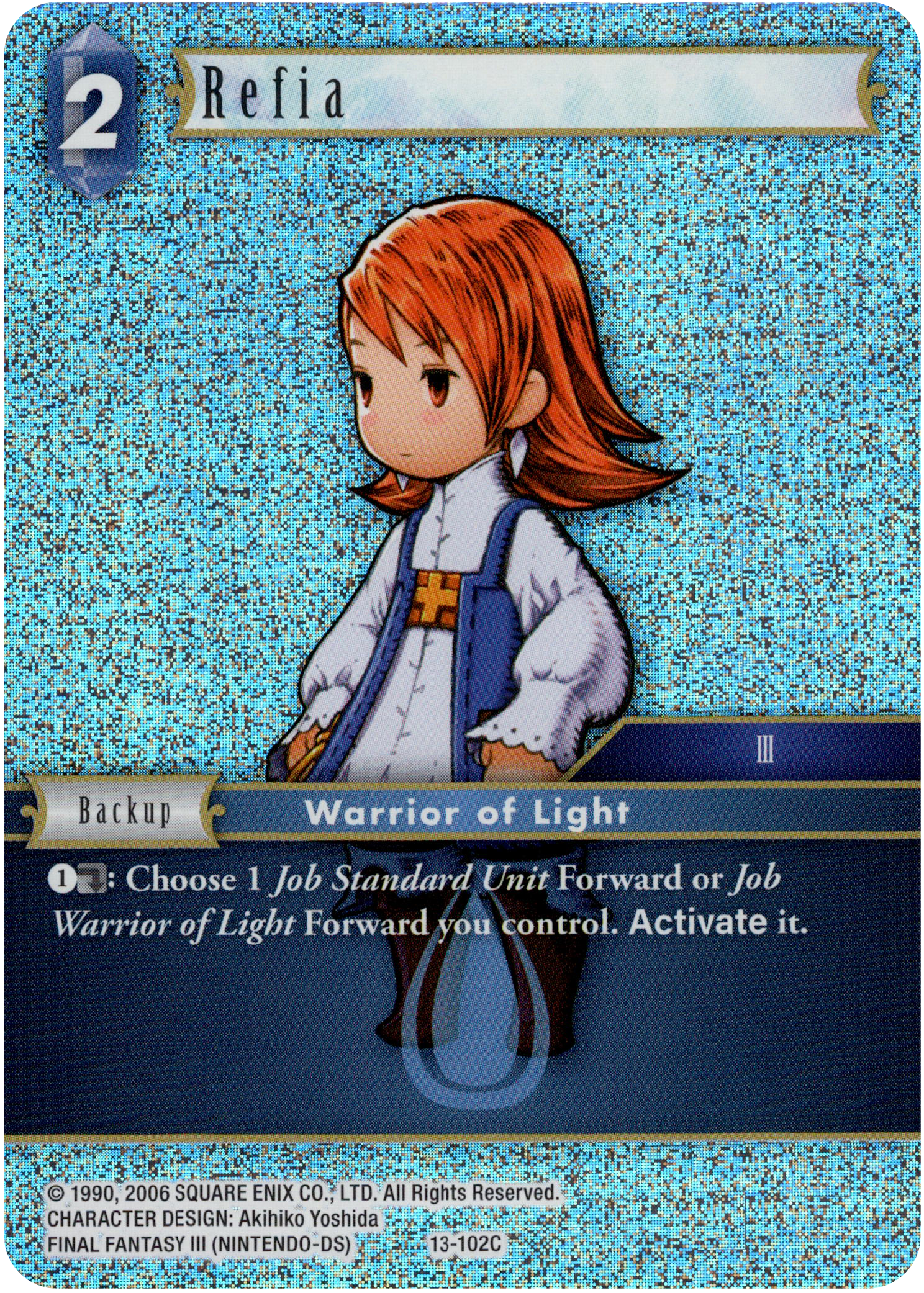 Refia - 13-102C - Opus XIII - Foil - Card Cavern