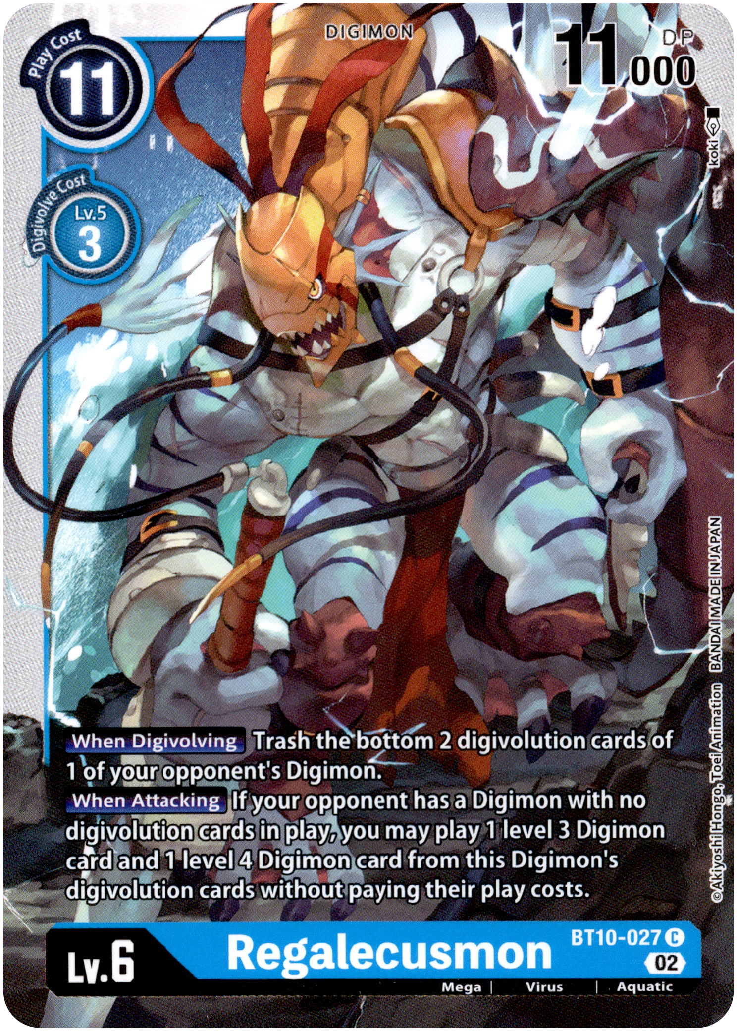 Regalecusmon - BT10-027 C - Xros Encounter - Card Cavern