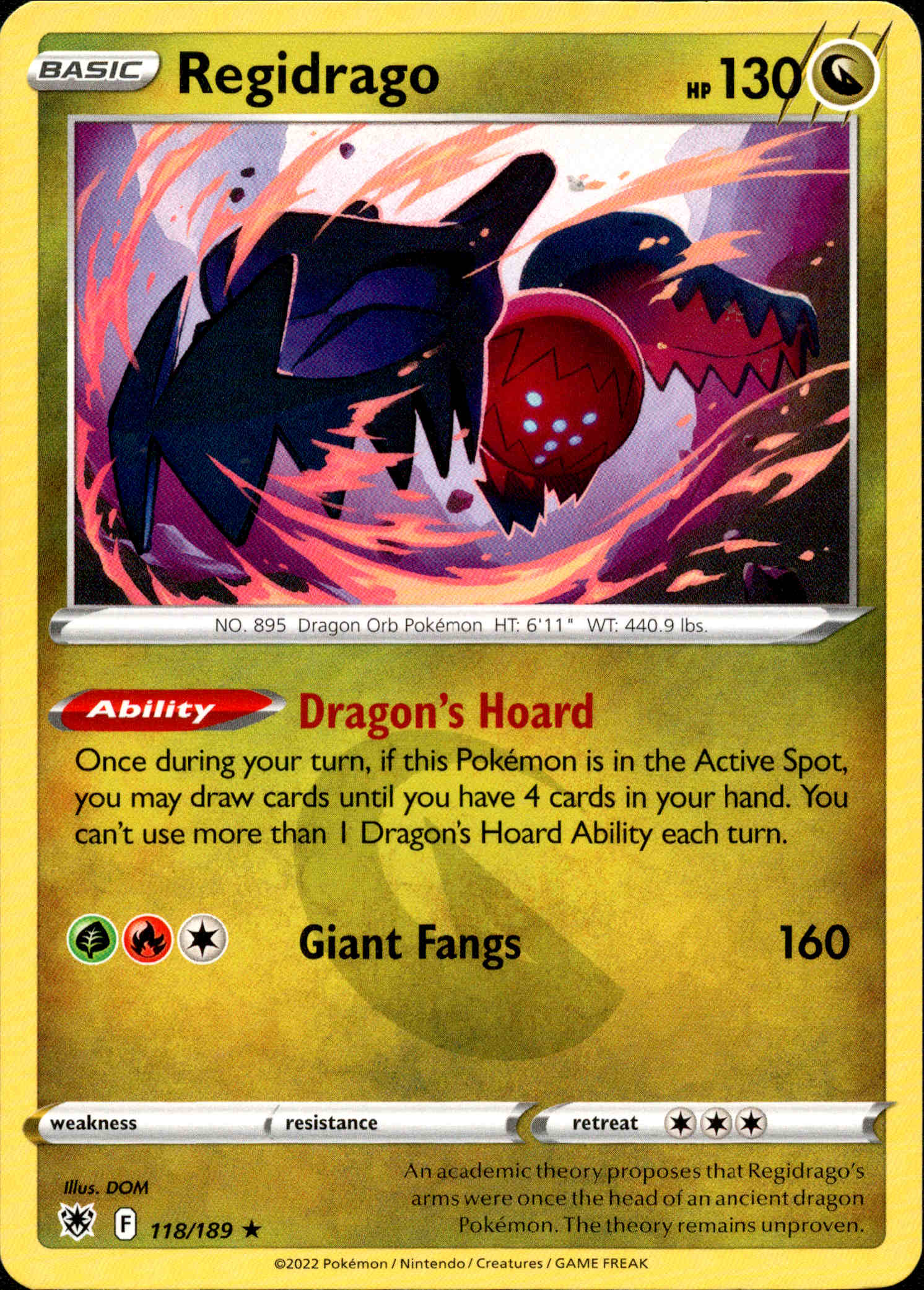Regidrago - 118/189 - Astral Radiance - Card Cavern