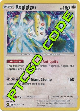 Regigigas 84a/111 PTCGO Code - Card Cavern