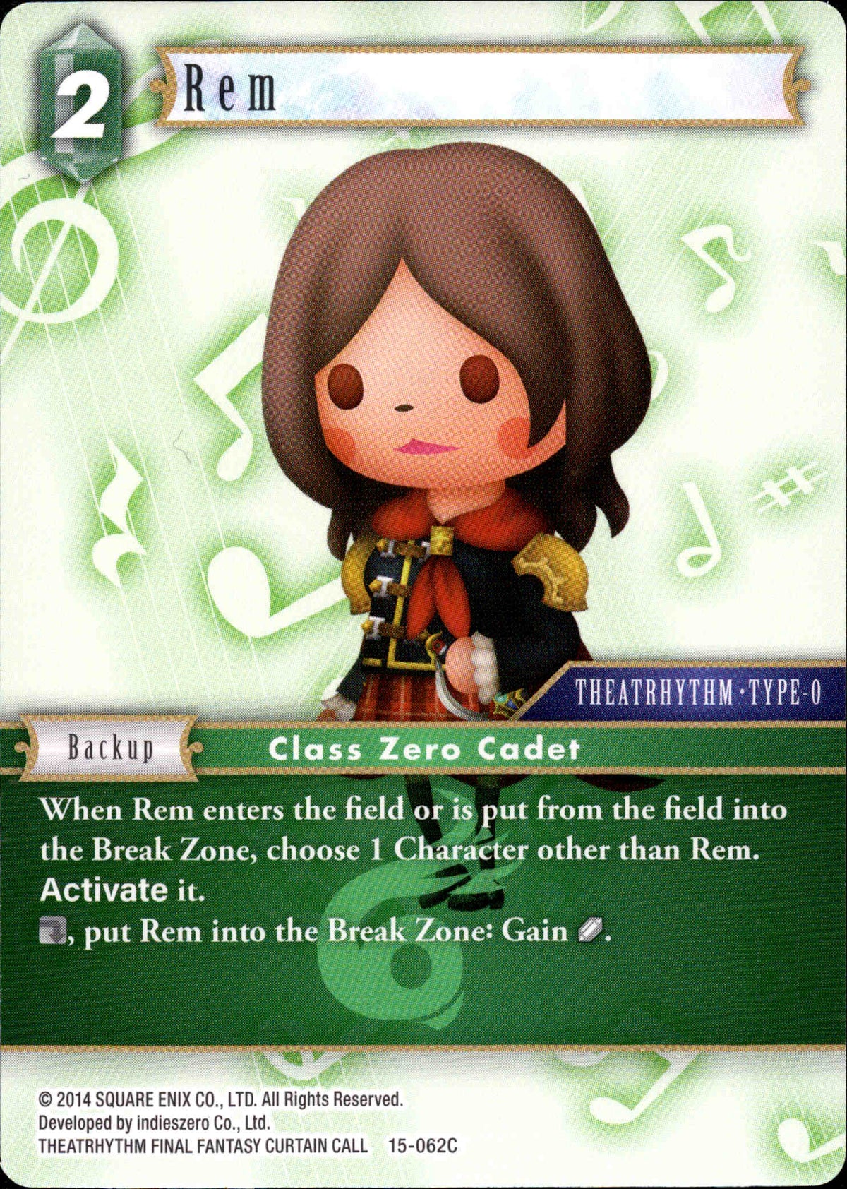 Rem - 15-062C - Crystal Dominion - Card Cavern