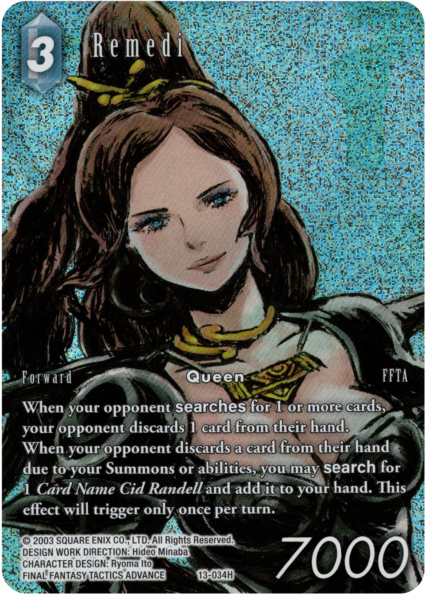 Remedi Full Art - 13-034H - Opus XIII - Card Cavern