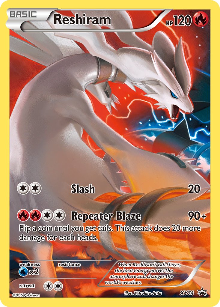 Reshiram - XY74 - XY Promo - Card Cavern