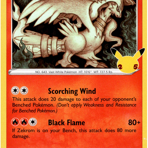 reshiram holographic card price Reshiram - 002/025 - Celebrations