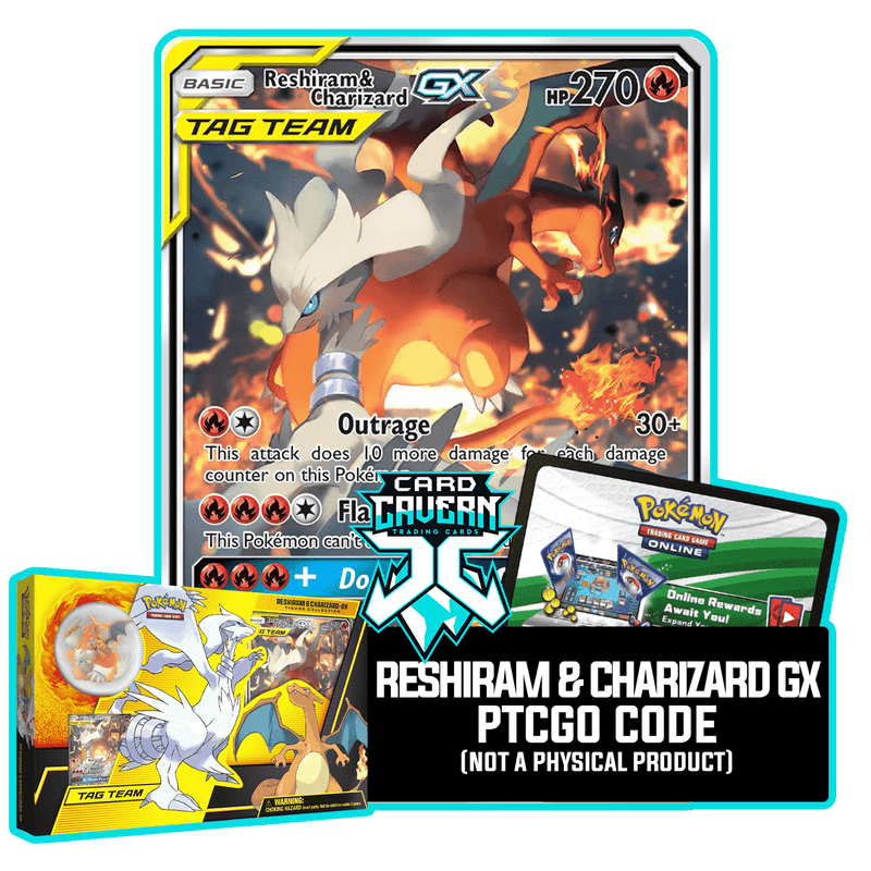 Reshiram & Charizard GX SM201 PTCGL Code – Card Cavern Trading Reshiram & Charizard GX SM201 PTCGL Code – Card Cavern Trading